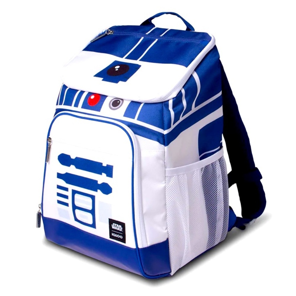 Star Wars R2D2 24 Can Daypack Backpack Cooler Igloo Insulated Bag NWT